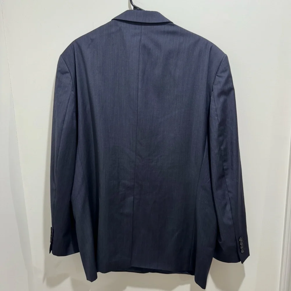Ralph Lauren Men’s Blazer –‎ Navy Wool Blend Two-Button Jacket – Size 46L